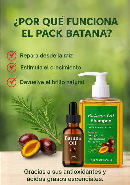 2x1 CHAMPÚ DE BATANA CON EXTRACTO DE ROMERO 400ML
