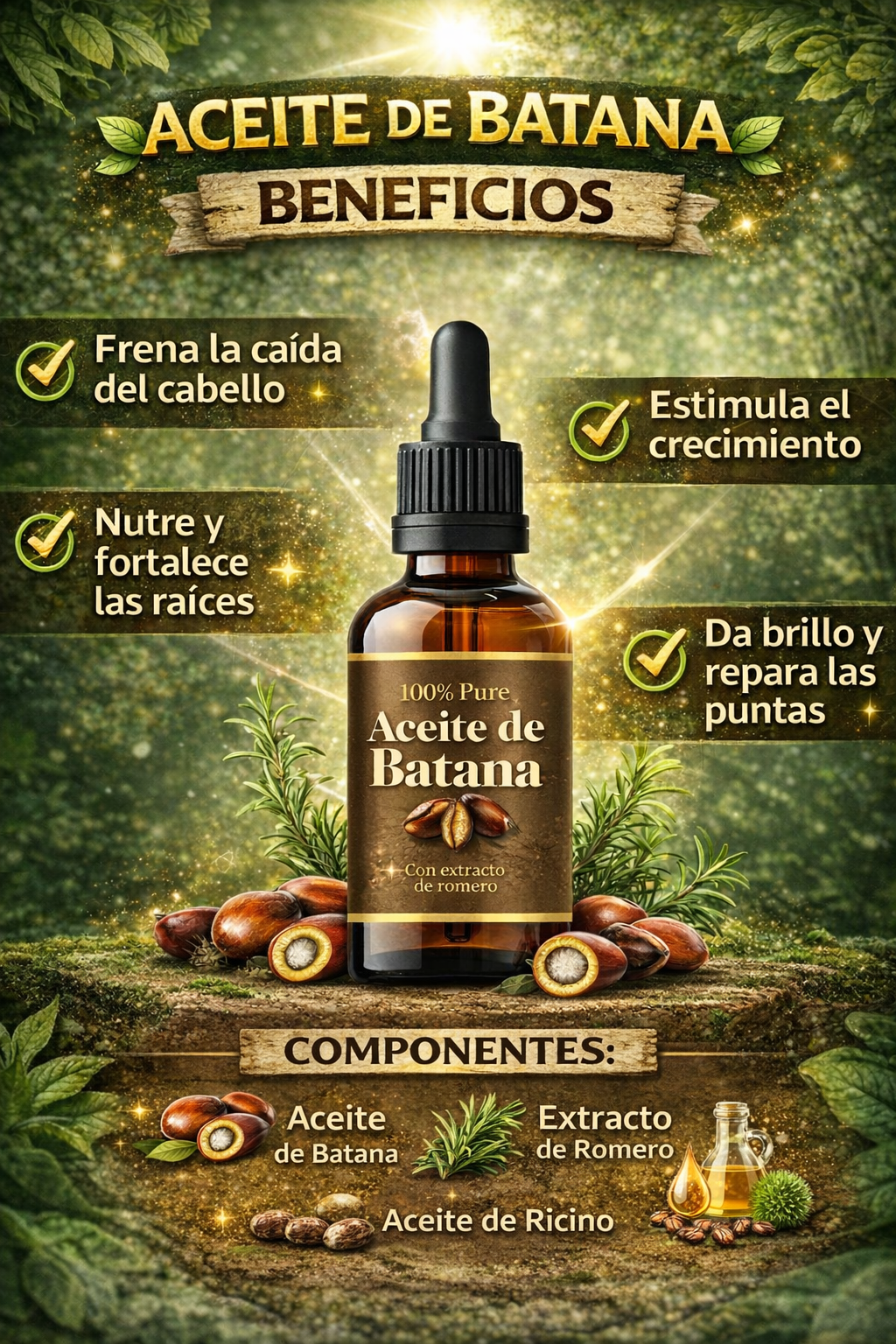 2x1 ACEITE DE BATANA Y ROMERO