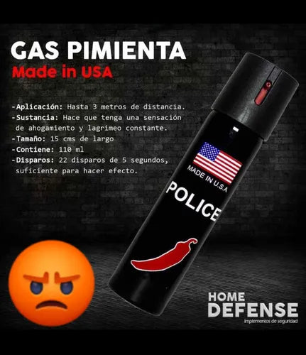 GAS PIMIENTA 🌶🌶SPRAY 60ml / DEFENSA PERSONAL